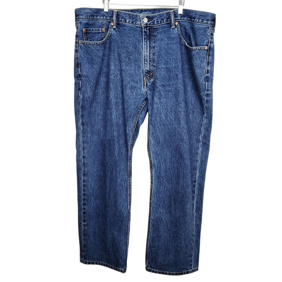 Levi's 559 Relaxed Fit Straight Leg Denim Blue Jeans Mens Size 42x30 - Picture 1 of 11